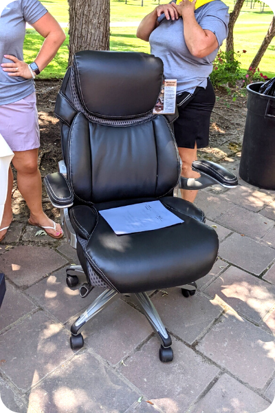 Executive Chair Donated to Charity Golf Tournament